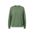 Besticktes Sweatshirt - Grün - Gr.: XS