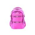 Schulrucksack 2BE Gr. B: 23 cm, rosa Kinder Rucksäcke mit reflektierenden Elementen