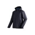 Funktionsjacke MAIER SPORTS "Metor M" Gr. 24, blau (dunkelblau) Herren Jacken mit Packaway Funktion