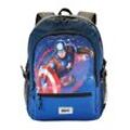 karactermania Rucksack Marvel - Captain America Blau