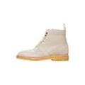 Schnürboots HENRY STEVENS "Winston FBDB Businessschuh" Gr. 44,5, beige Herren Schuhe Herrenstiefel Lederschuhe handgefertigt, Schnürstiefel