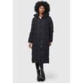 Winterjacke MARIKOO "Nadeshikoo XIV" Gr. L, schwarz Damen Jacken extra langer Winter Mantel gesteppt