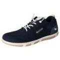 Slip-On Sneaker MUSTANG SHOES Gr. 37, blau (navy) Damen Schuhe Sneaker Freizeitschuh, Halbschuh, Schlupfschuh, mit Elastik-Schnürsenkel