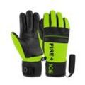 Skihandschuhe BOGNER "F+I Erko R-TEX" Gr. 10, grün (grün, schwarz) Damen Handschuhe Fingerhandschuhe mit wasserdichter und atmungsaktiver Funktion