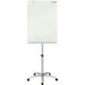 Glas-Flipchart Nobo Diamond, fahrbar, magnetisch, Arbeitsfläche aus Sicherheitsglas, 700 x 1000 mm