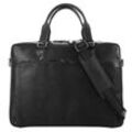 Laptoptasche X-ZONE Gr. B/H/T: 42cm x 32cm x 11cm onesize, schwarz, Damen, Leder, gepflegt, Taschen, echt Leder