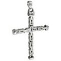 Ketten-Anhänger FIRETTI "Schmuck Geschenk Silber 925 Halsschmuck Anhänger Kreuz", silber (silberfarben), Schmuckanhänger, Herren, Silber 925 (Sterlingsilber), 16,1 g, Made in Germany