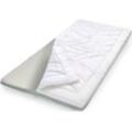 Topper STENDEBACH "Topper Softtop Luxus TENCEL™ Viscoschaum", grau, B:90cm H:8cm L:200cm, Viscoschaum, Topper, ideal für drucksensitive Menschen