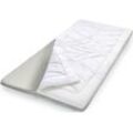 Topper STENDEBACH "Topper Softtop Luxus TENCEL™ Viscoschaum", grau, B:100cm H:8cm L:200cm, Viscoschaum, Topper, ideal für drucksensitive Menschen