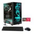 HYRICAN PC "Multimedia-PC Rockstar 6737", Windows 11, Computer, schwarz, Microsoft Windows 11 Home (64 Bit), 16 GB RAM 2000 GB SSD