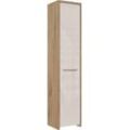 Garderobenschrank HOME AFFAIRE "Gala", beige (beige, pacific walnuss decor), B:41cm H:192cm T:36cm, MDF, Spanplatte, Schränke, hochwertig UV lackiert, Soft-Close-Funktion