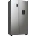 E (A bis G) GORENJE Side-by-Side "NRR 9185 EA_XLWD" Kühlschränke Wasserspender silberfarben (silber) Kühl-Gefrierkombinationen