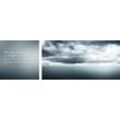 Leinwandbild QUEENCE "Endloses Meer" Bilder Gr. B/H/T: 100 cm x 40 cm x 2 cm, bunt 2er-Set