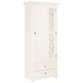 Garderobenschrank HOME AFFAIRE "Arabeske" Schränke Gr. B/H/T: 85 cm x 200 cm x 46 cm, 1 St., beige (creme) Garderobenschränke mit schönem Verzierungsmuster auf der Tür