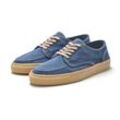 Schnürschuh AUTHENTIC LE JOGGER Gr. 40, blau (jeansblau) Herren Schuhe Sneaker, Schnürhalbschuh, Freizeitschuh, weiches Leder und Baumwolle