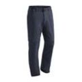 Funktionshose MAIER SPORTS "Tajo" Gr. 46, Normalgrößen, blau (dunkelblau), Herren, 90% Polyamid, 10% Elasthan, Hosen, Herren Wanderhose, zipp-off Outdoor-Hose, 4 Taschen, Regular Fit