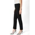 Stretch-Hose "Lea", Damen, Gr. 44, N-Gr, schwarz, Obermaterial: 96% Polyester, 4% Elasthan, SELECT BY HERMANN LANGE, modisch, regular fit, Hosen, mit Bügelfalte