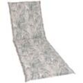 Liegenauflage GO-DE Polsterauflagen Gr. B/H/T: 60cm x 6cm x 190cm, Floral, beige 190x60 cm