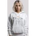 Kapuzenpullover F4NT4STIC "Discover the world" Gr. XXL, weiß Damen Pullover Hoodie, Warm, Bequem