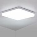 Comely - Carré -led -Deckenleuchte 36W 6500K Weiß kalte wasserdichte led -Decke IP40, moderne led -Deckenleuchte für Badezimmer, Schlafzimmer,