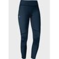 Outdoorhose SCHÖFFEL "Tight Hestad L", Damen, Gr. 34, Normalgrößen, blau (0818, blau), Oberstoff : 78% Nylon 22% Elasthan Oberstoff Einsatz: 85% Nylon 15% Elasthan, sportlich, Hosen