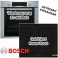 Bosch - herdset Einbaubackofen mit Induktionskochfeld - autark, 60 cm, Teleskopauszug