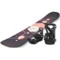 Snowboard F2 "FTWO Gipsy woman peach" Gr. 139, schwarz, Snowboards, 139, Holzwerkstoff, Fiberglas, Inkl. Bindung mit Befestigungsmaterialien