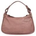 Henkeltasche SAMANTHA LOOK Gr. B/H/T: 36cm x 22cm x 9cm onesize, rosa (alt, rosa), Damen, Leder, vintage, Taschen, echt Leder, Made in Italy