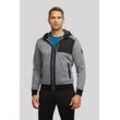 Sweatjacke BUGATTI Gr. L, grau Herren Sweatjacken mit Kapuze