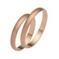 Trauring FIRETTI "Schmuck Geschenk Gold 375 Hochzeit Ehering "LIEBE"" Fingerringe Gr. 50, 0,005 ct SI = kleine Einschlüsse mit Brillant, Roségold 375, 3,0 mm, rosegold (roségoldfarben) Made in Germany, wahlweise mit oder ohne Brillant