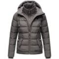 Outdoorjacke MARIKOO "Taisaa Pri", Damen, Gr. M, grau (dunkelgrau), Obermaterial: 100% Polyester, Innenmaterial: 100% Polyester, Fütterung & Wattierung: 100% Polyester, Jacken, mit hochstehendem Kragen