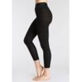 Leggings LASCANA ACTIVE Gr. 32/34, N-Gr, schwarz Damen Hosen in angenehmer Wollqualität