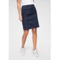 Cargorock ANISTON CASUAL, Damen, Gr. 34, blau (marine), Web, Obermaterial: 97% Baumwolle, 3% Elasthan, casual, figurumspielend kniefrei, Röcke, mit figurfreundlichen Teilungsnähten