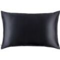 slip Accessoires Pillowcases Pure Silk Pillowcase Black 51 cm x 76 cm