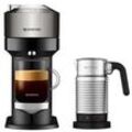 Nespresso Vertuo Next Deluxe Dark Chrome & Aeroccino 4 Vertuo Kaffeemaschine