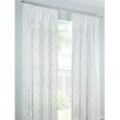 Gardine HEINE HOME Gr. 3, silber (silberfarben), B:140cm H:225cm, Polyester, Gardinen