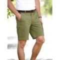 Bermudas CATAMARAN Gr. 62, Normalgrößen, grün (khaki), Herren, 98% Baumwolle, 2% Elasthan, unifarben, Hosen Cargoshort Bermudas