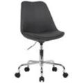 AMSTYLE Bürostuhl SPM1.422 Stoff schwarz