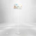 Paco Home - Kinderlampe Lampe Babyzimmer Regenbogen Sterne Stehlampe Tischlampe Deckenlampe Stehleuchte - Weiß, Mehrfarbig 1 (Ø38 cm)