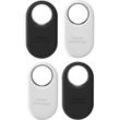 Samsung Galaxy SmartTag2 - Anti-Verlust Bluetooth-Tag für Handy - 4 Pack 2 schwarz, 2 weiß SUPS0268