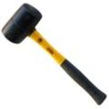 Vago-Tools Gummihammer 1200 g Hammer Ausbeulhammer Schonhammer Fiberglasstiel