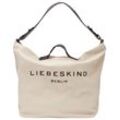 Hobo LIEBESKIND BERLIN "Hobo L" Gr. B/H/T: 53 cm x 43 cm x 14 cm, weiß (offwhite) Damen Taschen mit viel Stauraum