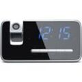 Brandson Radiowecker, FM Radio Wecker, Projektionsanzeige, 4,7" LED-Display, Auto/OFF-Dimmer