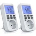 BEARWARE 2x Zeitschaltuhr programmierbar mit LCD Display Steckdosen Timer / max 3680W