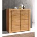 Kommode HOME AFFAIRE "Zara", beige (kernbuche teilmassiv), B:100cm H:95cm T:40cm, Holz teilmassiv, Sideboards, Breite 100 cm