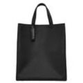 Shopper LIEBESKIND BERLIN "Paper Bag" Gr. B/H/T: 29cm x 34cm x 15cm, schwarz, Damen, Leder, Taschen, modische Optik, Crossbody Bag, zertfiziert nach Leather Working Group