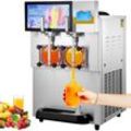 Mophorn - vevor 8 l x 2 Kommerzielle Slusheis Maschine, Slushgerät mit 2632 L/Std. Slush Slushy Maschine, 1800 w Slush Maker Maschine 94 kg