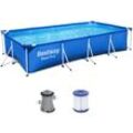 Frame Pool 400x211x81cm Set Swimming Familien Aufstellpool - Bestway