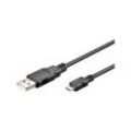 USB-Kabel USB2.0 Typ a - Micro b St/St 0,15m schwarz (95736) - Goobay