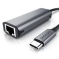 Primewire Netzwerkadapter USB 3.2 Typ C auf RJ45 Buchse LAN Adapter mit USB Typ C